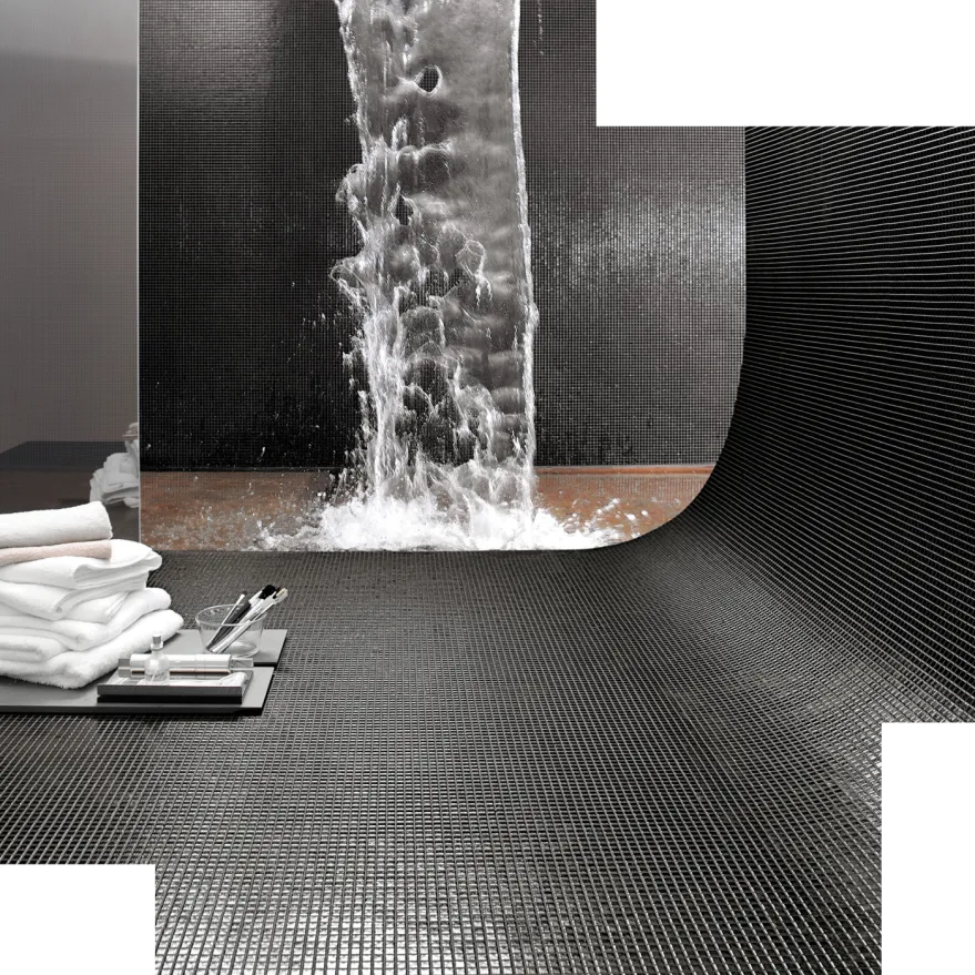 Tyles carrelage céramique wellness mosaique noir