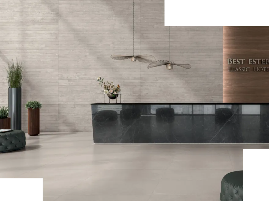 Tyles carrelages céramiques surface commerciale grand format xxl sol mureaux