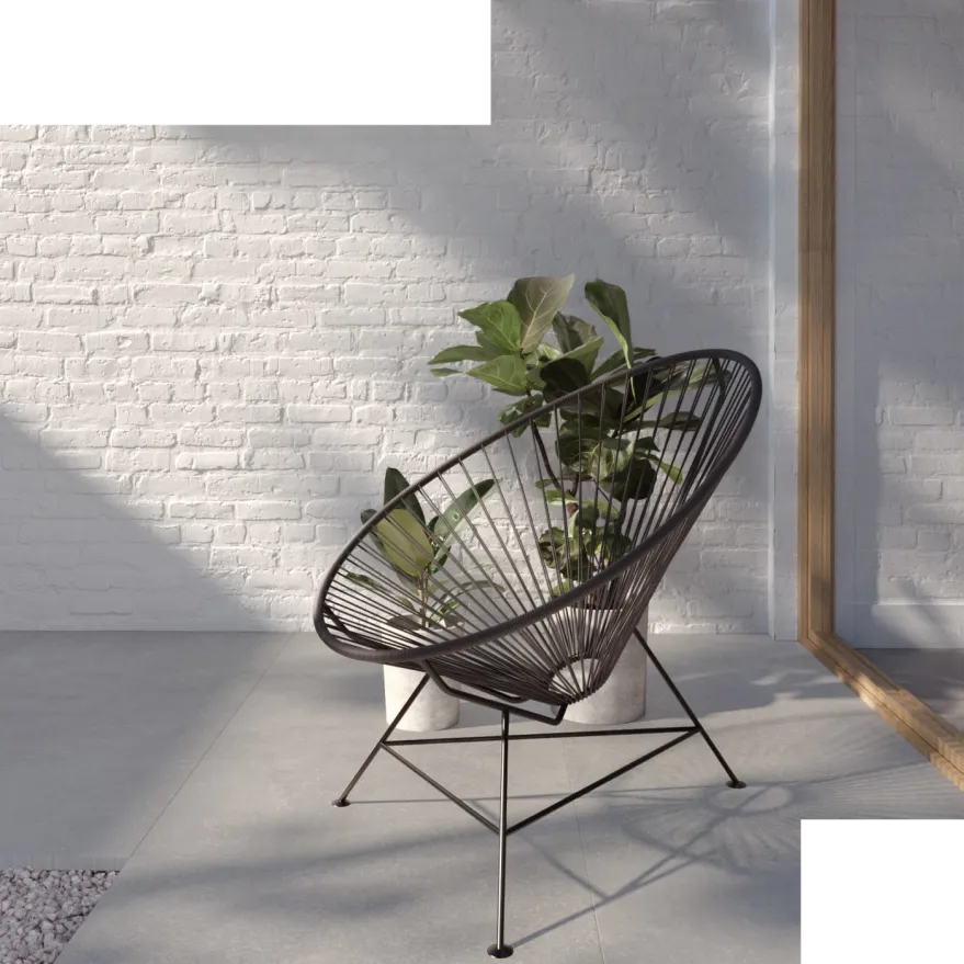 Tyles carrelages jardin terrasse grise
